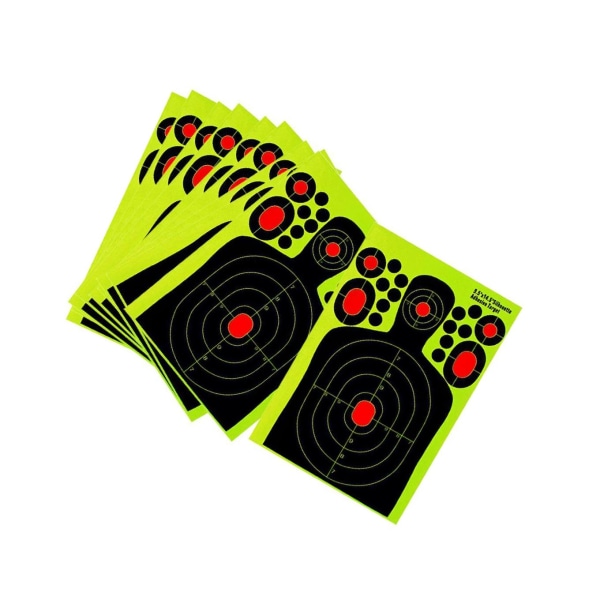 10 Splatter Reactive Self Adhesive Targets För