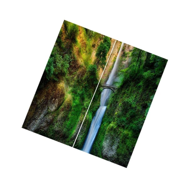 1/2 Digital Printing 3D Gardindraperier för vardagsrummet i sovrummet Fall 2Set
