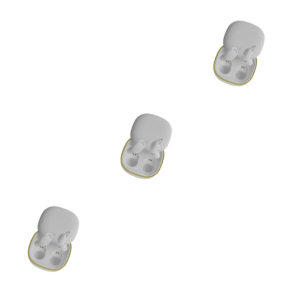 1/2/3/5 Bluetooth Headset True Wireless Invisible Noise White 3PCS