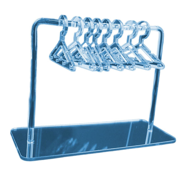 1/2/3 Söt Örhänge Display Stand Mini klädhängare Rack Dekor för Blue 15 x 6 x 11cm 1Set