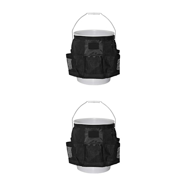 1/2/3 Bucket Tool Organizer för biltvätt och fisketillbehör 2PCS
