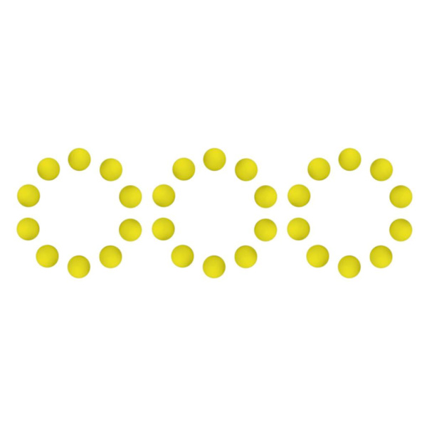1/2/3/5 10 stycken EVA Foam För Golfswing Övningar Övning Yellow 42mm 3Set