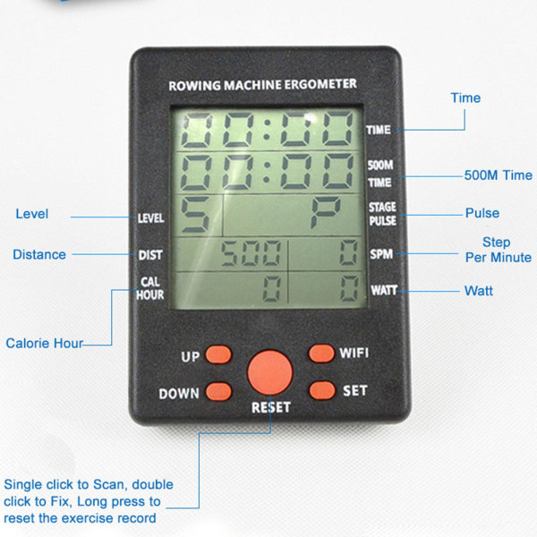 Roddmaskin Counter Speedometer Lättvikt Enkel att installera