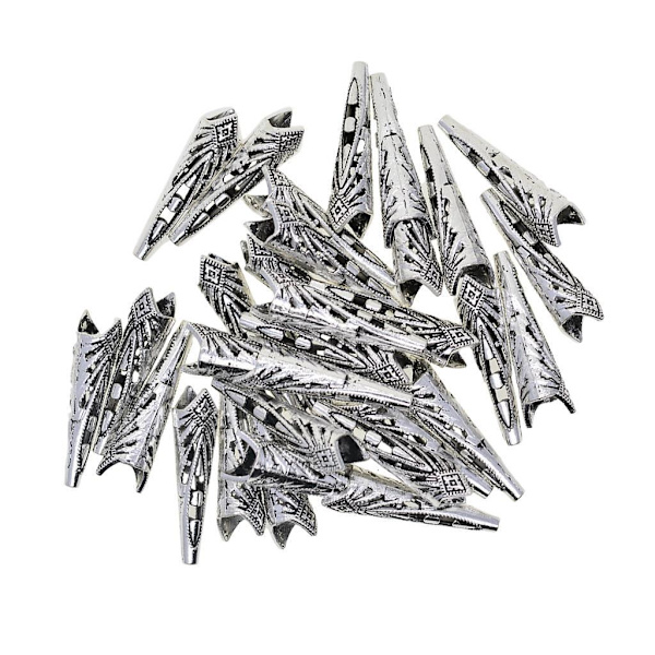 1/2/3 30st Horn Tofs Caps Bead End Cap Charm smycken fynd 1Set