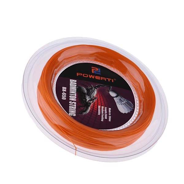 1/2/3 Smidig och slitstark Nylon Badminton Racket String Hög Orange 200m 1 Pc