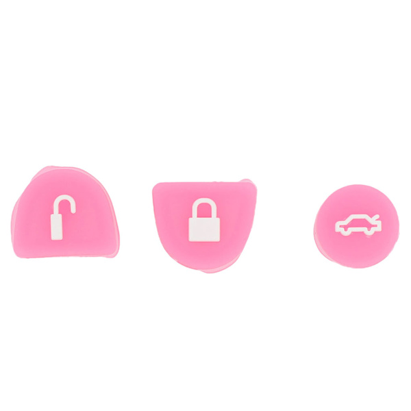 1/2/3/5 3st Silica Gel Key Buttons Fjärrreparationssats Bekvämt Pink 1Set