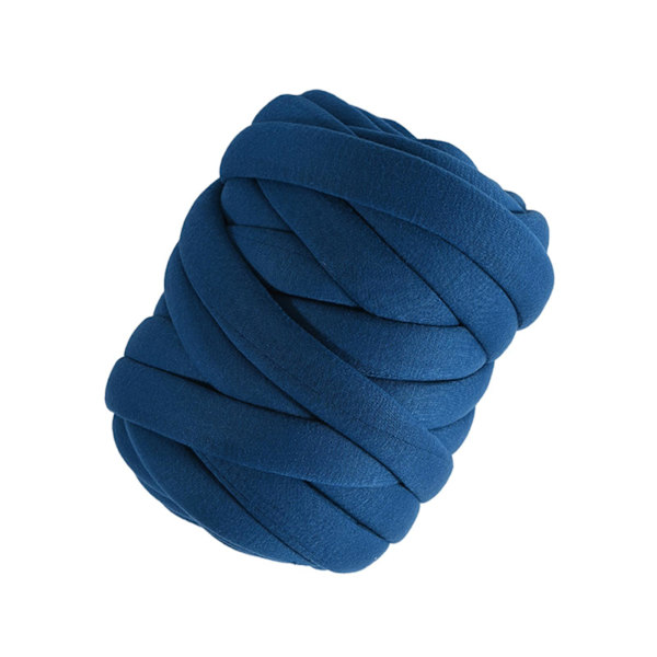 1/2/3/5 Chunky ullgarnfyllning Mjuk stickning för halsdukströja blue 12 to 14m 1Set