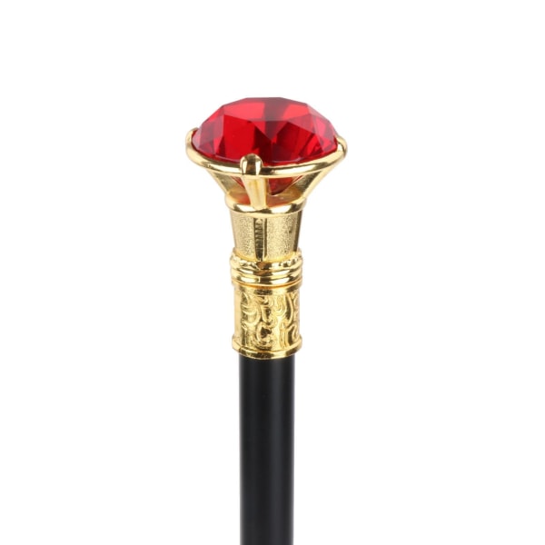 Elegant Fashion Walking Sticks i aluminiumlegering med För Diamond Red