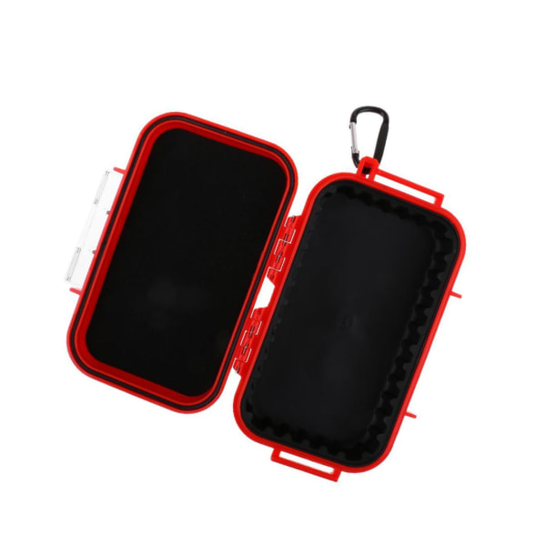 1/2/3 utomhus stötsäker överlevnad vattentät case Box Red 1Set