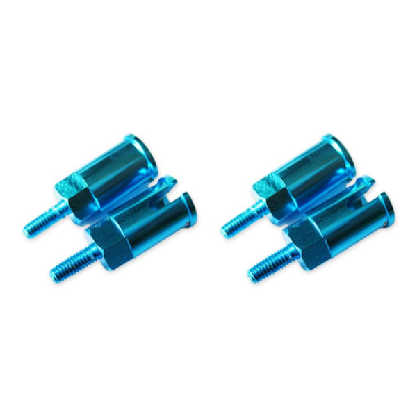 1/2/3/5 aluminiumlegeringshjulaxel för 1/18 Hobbico Dromida BX/MT Blue 2Set