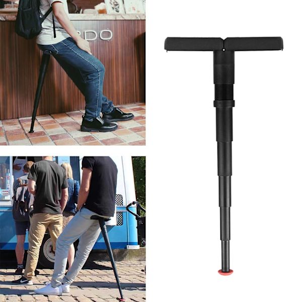 Utomhus resor hopfällbar stol Bärbar käpp Seat line up