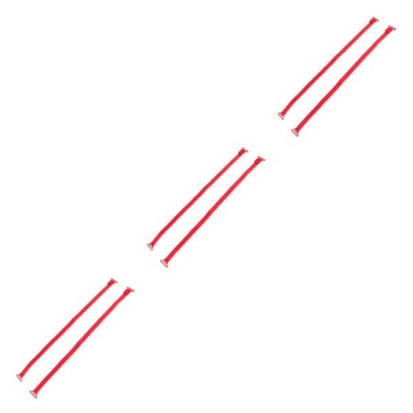 2/3/5 Dam Non-För slip BH-remmar Justerbar ersättning Red 3Set