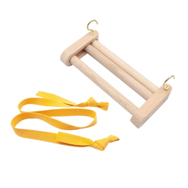 1/2 Wood Weaving Loom Webbing Hållare Multipurpose Weaving 1Set