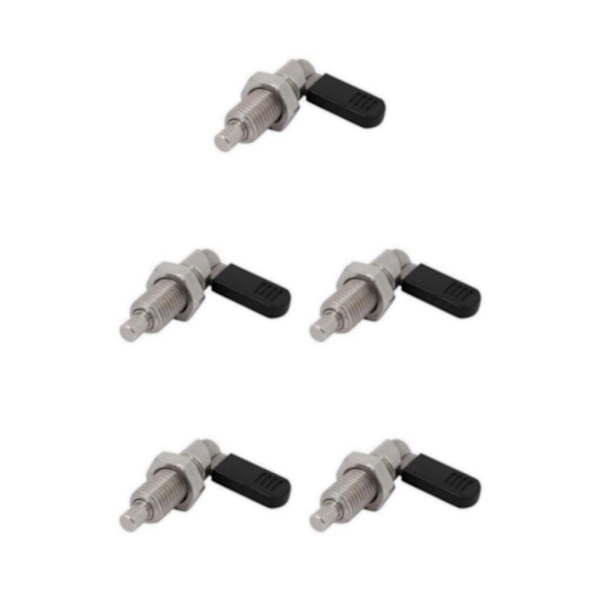 1/2/3/5 1x Indexeringskolvar L Typ Rostfria Låsbultar Fin Silver M20-8 5Set