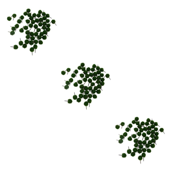 1/2/3 50 stycken bollformade modellträd DIY Landskapslandskap N Green 3Set