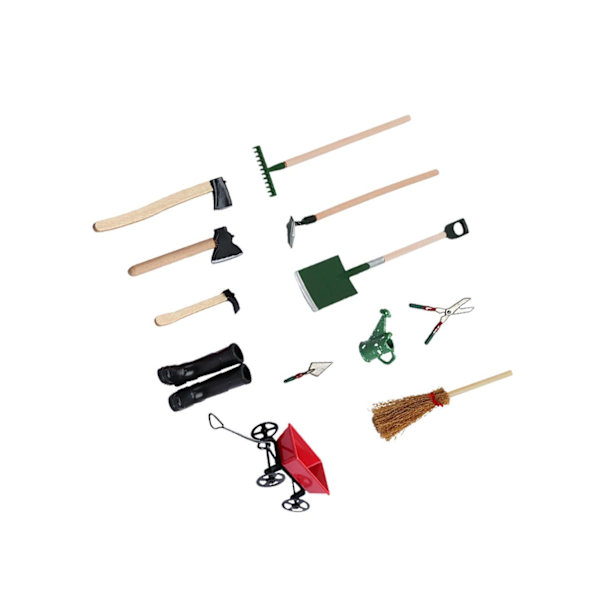 1/2/3 1:12TH Miniatyrträdgårdsredskap För låtsasspela för 1Set