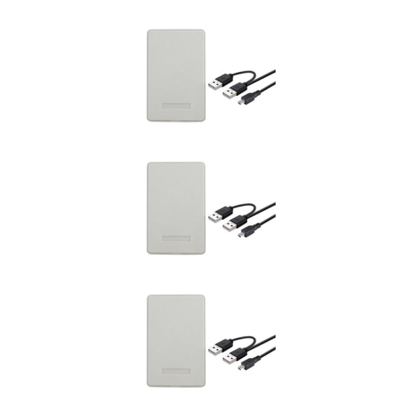 1/2/3/5 Portabelt hölje USB 2.0 för för bärbar dator White 12x7.6x1.3cm 3Set