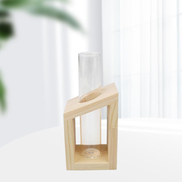 1/2/3 Glasprovrör Vas Planteringskärl Växt Terrarium för Beige 1 Tube 1Set
