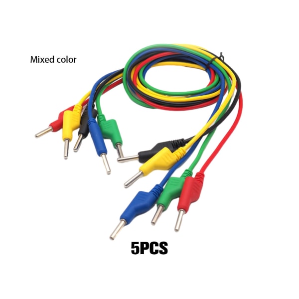 1/3/5 5 st/ set Bananpluggkabel Test för multimeter Effektiv 1Set