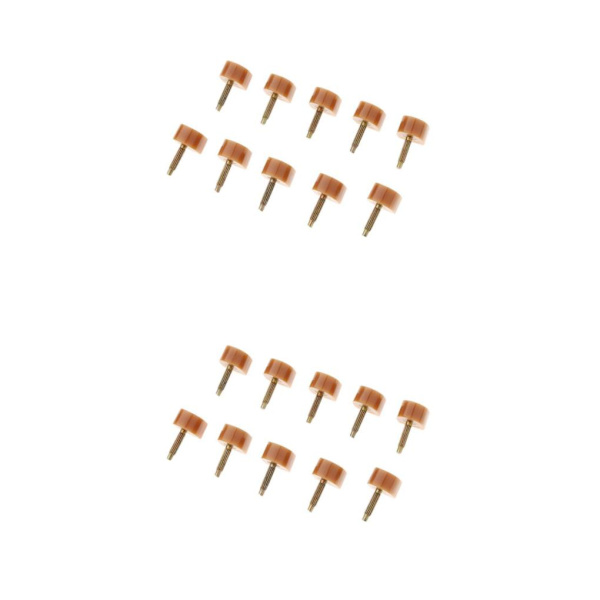 1/2/3/5 Högklackade spetsar Kranar Skoreparationsbyte Apricot Fine 10mm 10mm Thin Pin 2Set