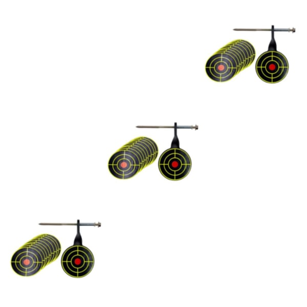 1/2/3/5 Metal Practice Target 5mm Tree Standing Target Rotary 3Set