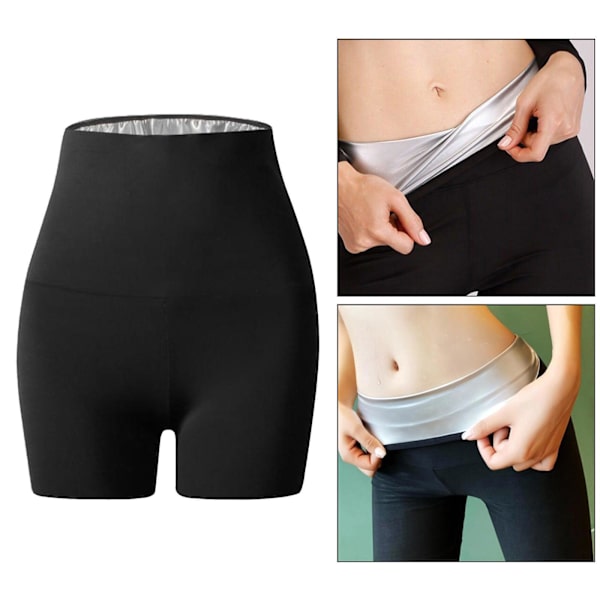 1/2/3/5 Dam Bastu Shorts För Capri Legging Träningsbyxor för Shorts 1 60-80kg 1Set