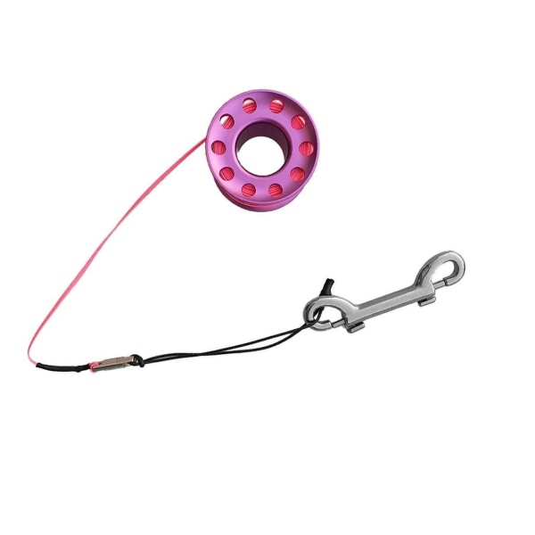 1/2/3/5 Diving Finger Reel Guide Spool 15m Line Dual Ended För Purple 15M Wire 1 Pc