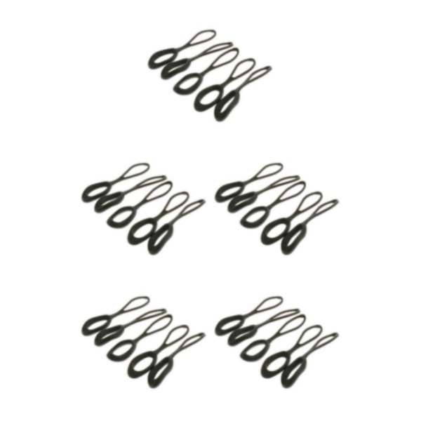 1/2/3/5 5 stycken Non- För slip Stark För Dragkedja Dragsladd Zip Army Green 66mm 5Set