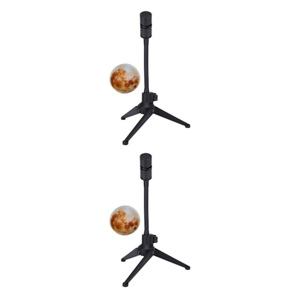 1/2/3 Earth Moon Night Lamp 360° roterbar USB för dekorälskare Moon Light 3W 2Set