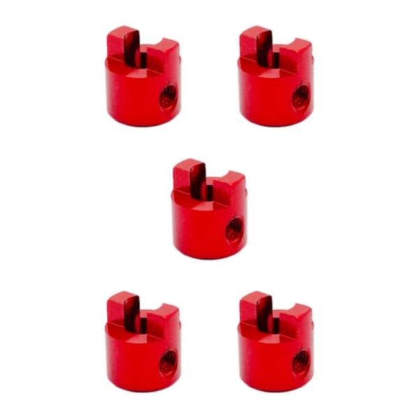 2/3/5 RC Boat Drive Metal Dog Shaft för RC Boat Drive Shaft 4mm red 5Set