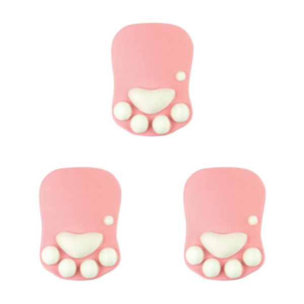 1/2/3/5 Cat Paw musmatta Unik med söt och stilig look DS-017 red plum 3Set