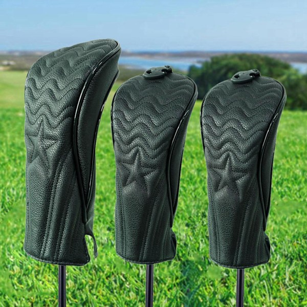 3 st Vattentät För Golf Wood Headcover Drivers Covers Fairway