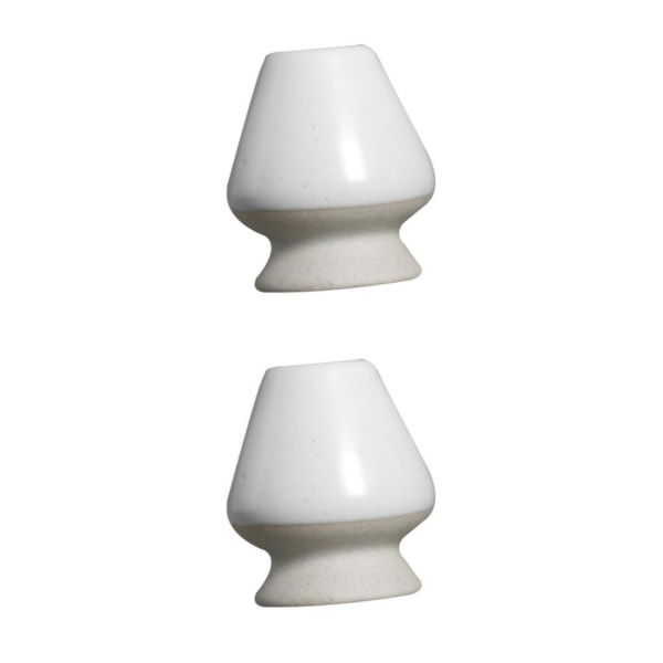 1/2/3 Handgjord Matcha Visp Stativ Teceremoni Teservs för White 6 x 7cm 2Set