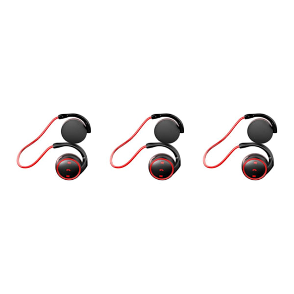 1/2/3 Bluetooth 5.0 Hörlurar Hörlurar HD-samtal DSP-brus Black Red Box size: 125x100x30mm 3Set