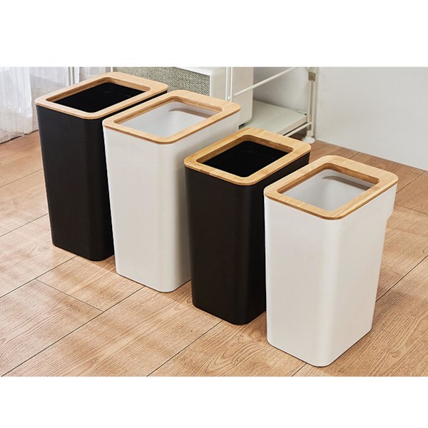 Modern soptunna soptunna sopkorg soptunna hink för White 10L