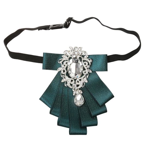 1/2/3/5 Brudgummen för män fluga Bröllopsfest Dansband Dark Green 12 X 8.5cm 1Set