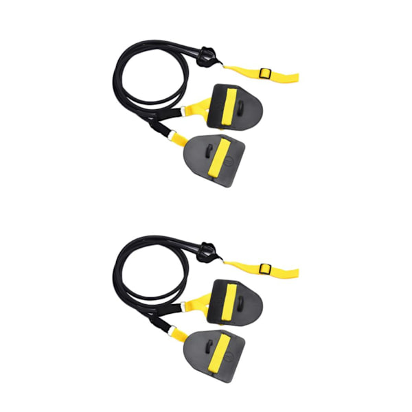 1/2/3/5 Motståndsband för simning För Armtränare för För Black 60lb 2PCS