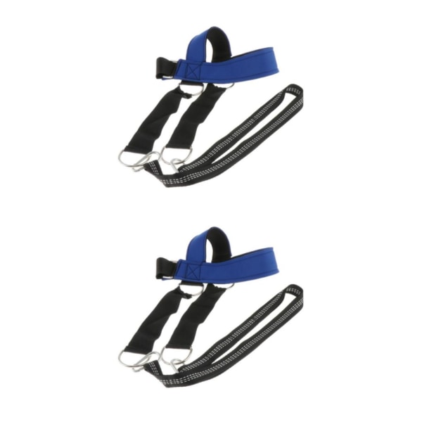1/2 Nylon viktlyftande huvudtränarrem för nackaxel 2PCS