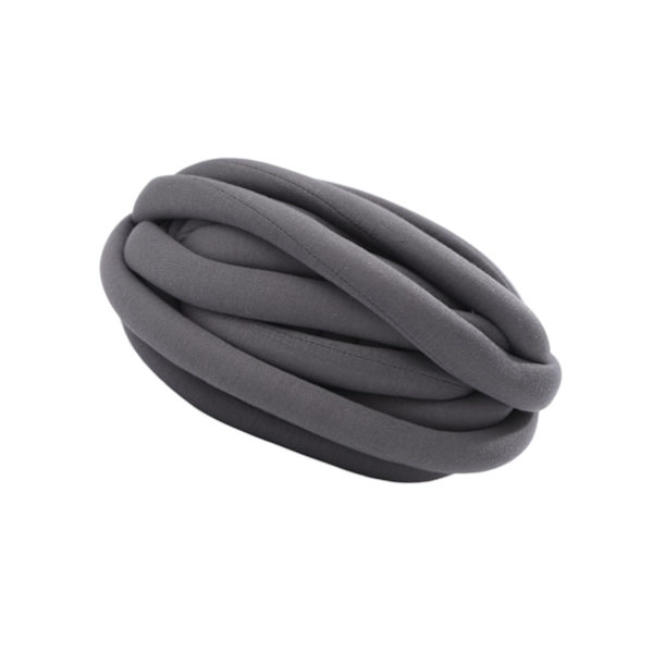 1/2/3/5 Chunky ullgarnfyllning Mjuk stickning för halsdukströja dark gray 25mm 1Set
