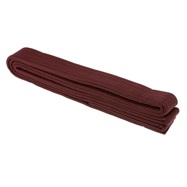1/2 Taekwondo bälte Karate Martial Arts Aikido dubbelt omlottbälte Coffee Color 280x3.85 cm 1Set