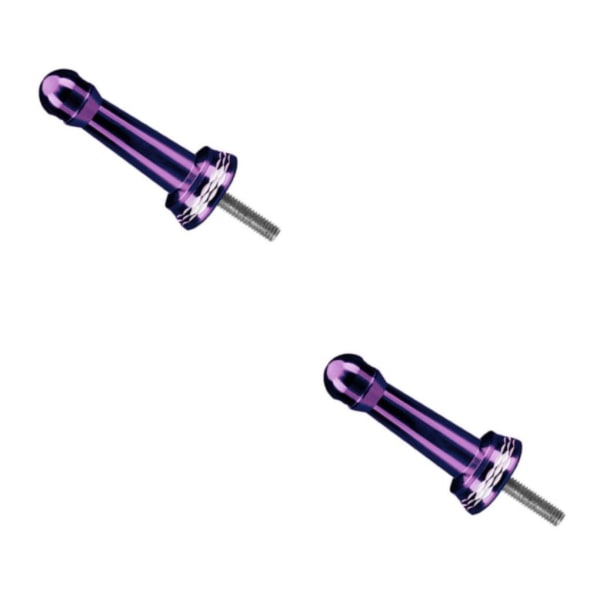 1/2/3/5 Reel Stand Lättviktsbalanserande Body Keeper med hål Purple Length 4.2cm 2Set