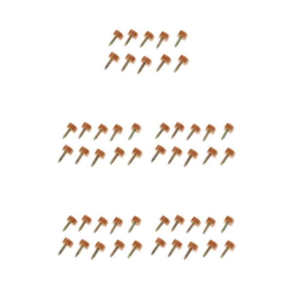 1/2/3/5 Högklackade spetsar Kranar Skoreparationsbyte Apricot Thick 9mm 9mm Thick Pin 5Set