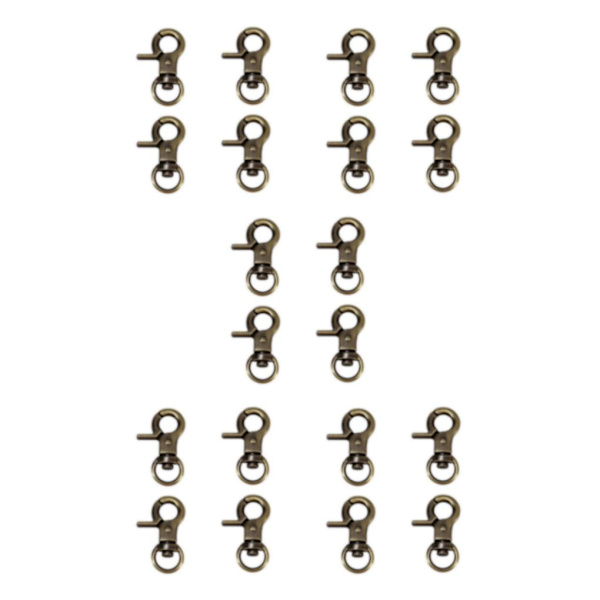 1/2/3/5 4 st zinklegering hummerklospänne Swivel Trigger Clips Bronze 30mm 5Set