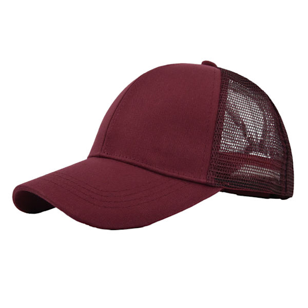 1/2/3/5 bomull Stilfull cap med justerbar rem - Sun CC636-2wine red 1 Pc