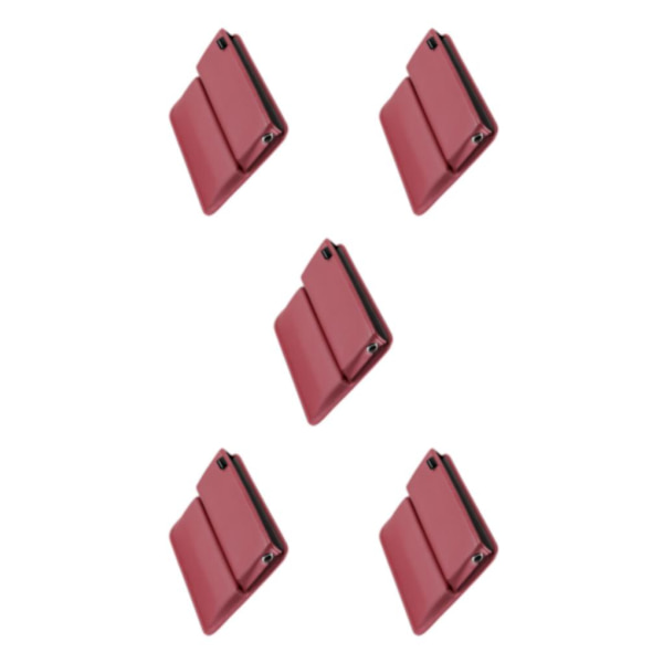 1/2/3/5 Gap Filler PU Läder Passar för nycklar Plånbok för småsaker Wine Red 5PCS