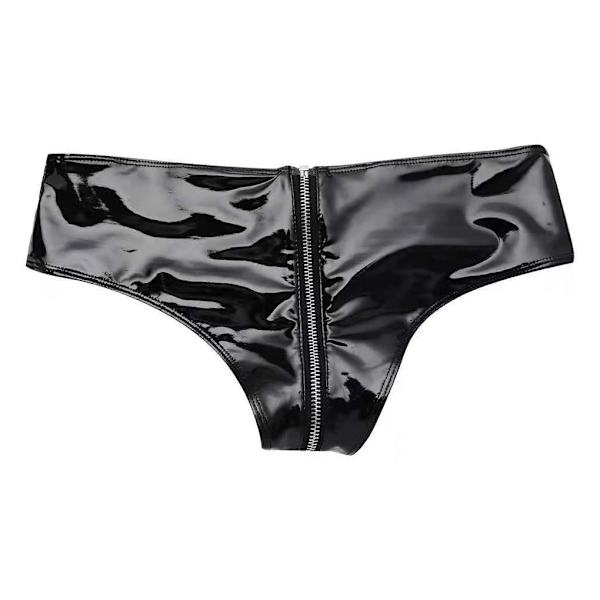 1/2/3/5 Underkläder Butt Briefs Front Open Sexig Nattklubb Tvättbar Black/XL 1 Pc