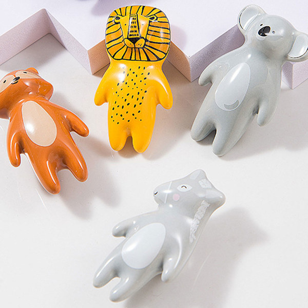 1/2/3/5 Kompakta och lätta knoppar för byrålådor Enkelt Little donkey 1Set