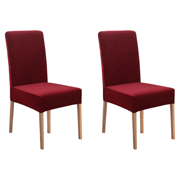 2piece High-end Texture Cover - Utsökt hantverk Wine Red 2 pcs