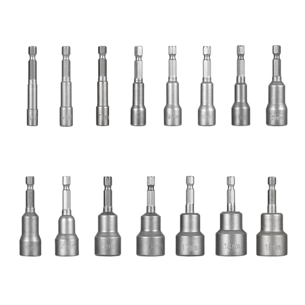 1/2/3/5 5 delar mutterdragare skaft pneumatisk skruvmejsel 12x65mm 1 Pc