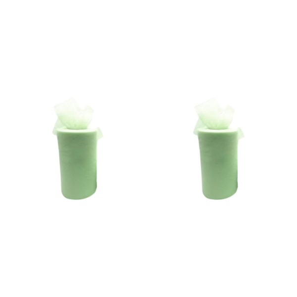 1/2/3/5 White Roll handled Tyll Coil Hållbar och pålitlig bröllop bud green 2Set